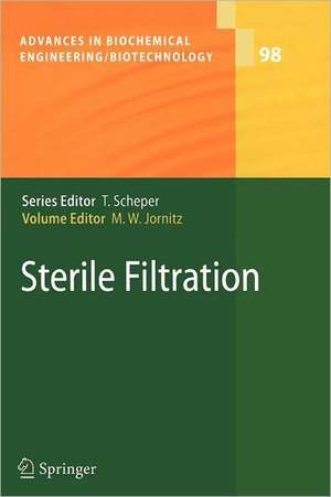 Sterile Filtration de Maik W. Jornitz