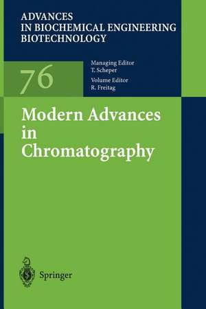 Modern Advances in Chromatography de Ruth Freitag