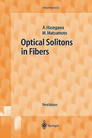 Optical Solitons in Fibers de Akira Hasegawa