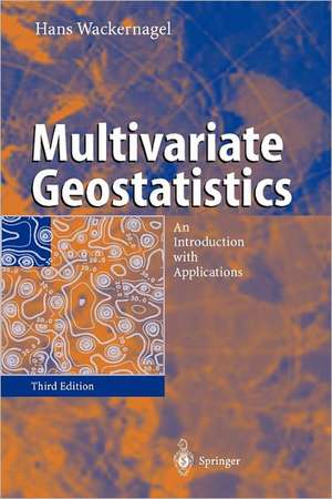 Multivariate Geostatistics: An Introduction with Applications de Hans Wackernagel