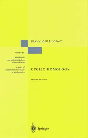 Cyclic Homology de Jean-Louis Loday