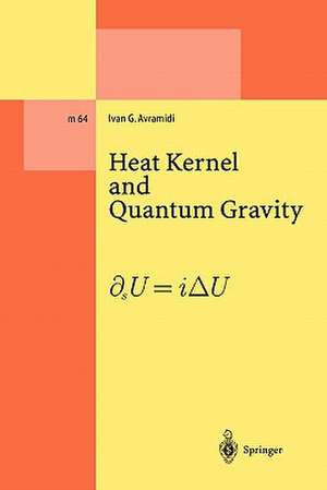 Heat Kernel and Quantum Gravity de Ivan G. Avramidi