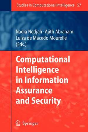 Computational Intelligence in Information Assurance and Security de Ajith Abraham