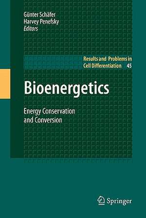 Bioenergetics: Energy Conservation and Conversion de Günter Schäfer