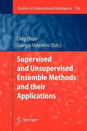 Supervised and Unsupervised Ensemble Methods and their Applications de Oleg Okun