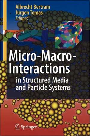 Micro-Macro-Interactions: In Structured Media and Particle Systems de Albrecht Bertram