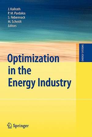 Optimization in the Energy Industry de Josef Kallrath