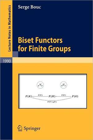 Biset Functors for Finite Groups de serge Bouc