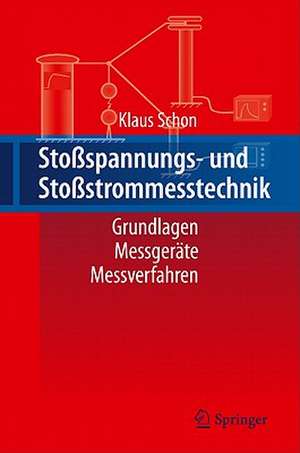 Stoßspannungs- und Stoßstrommesstechnik: Grundlagen - Messgeräte - Messverfahren de Klaus Schon