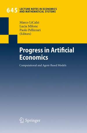 Progress in Artificial Economics: Computational and Agent-Based Models de Marco Li Calzi