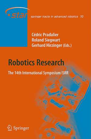 Robotics Research: The 14th International Symposium ISRR de Cédric Pradalier