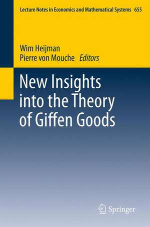 New Insights into the Theory of Giffen Goods de Wim Heijman