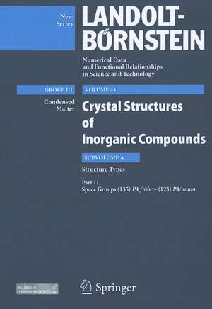 Space Groups (135) P42/mbc – (123) P4/mmm: Structure Types de Pierre Villars