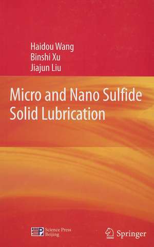 Micro and Nano Sulfide Solid Lubrication de Haidou Wang