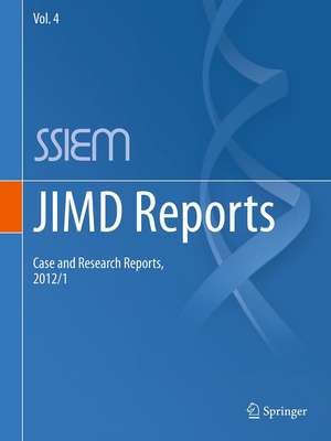 JIMD Reports - Case and Research Reports, 2012/1 de SSIEM