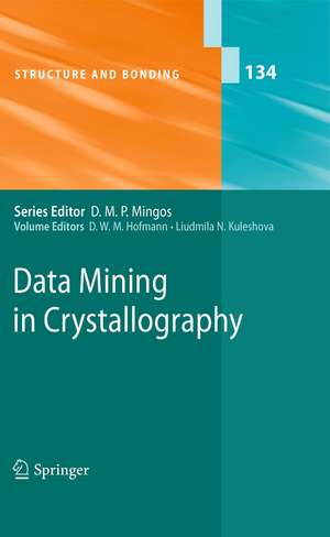 Data Mining in Crystallography de D. W. M. Hofmann