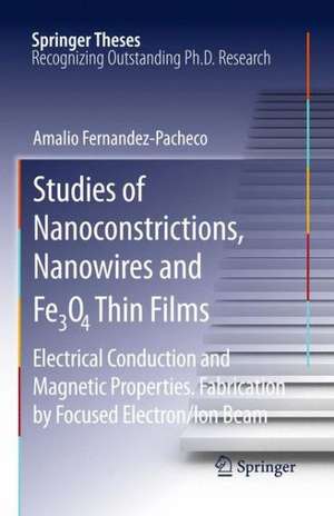 Studies of Nanoconstrictions, Nanowires and Fe3O4 Thin Films: Electrical Conduction and Magnetic Properties. Fabrication by Focused Electron/Ion Beam de Amalio Fernandez-Pacheco