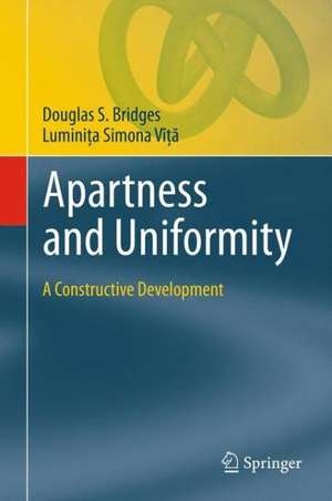 Apartness and Uniformity: A Constructive Development de Douglas S. Bridges