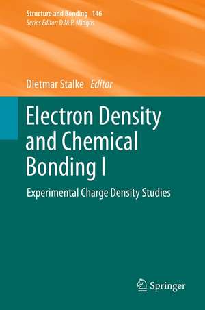 Electron Density and Chemical Bonding I: Experimental Charge Density Studies de Dietmar Stalke