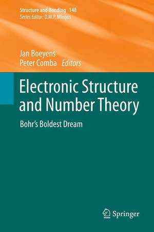 Electronic Structure and Number Theory: Bohr’s Boldest Dream de Jan C. A. Boeyens