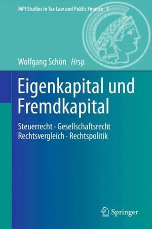 Eigenkapital und Fremdkapital: Steuerrecht - Gesellschaftsrecht - Rechtsvergleich - Rechtspolitik de Wolfgang Schön