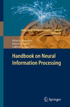 Handbook on Neural Information Processing de Monica Bianchini