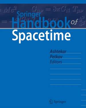 Springer Handbook of Spacetime de Abhay Ashtekar