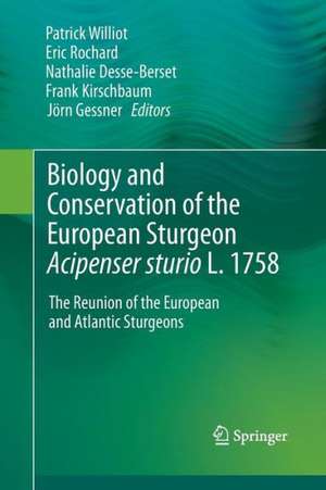 Biology and Conservation of the European Sturgeon Acipenser sturio L. 1758: The Reunion of the European and Atlantic Sturgeons de Patrick Williot