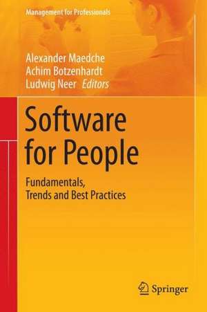 Software for People: Fundamentals, Trends and Best Practices de Alexander Maedche