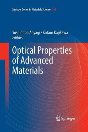 Optical Properties of Advanced Materials de Yoshinobu Aoyagi