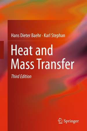 Heat and Mass Transfer de Hans Dieter Baehr