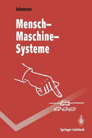 Mensch-Maschine-Systeme de Gunnar Johannsen