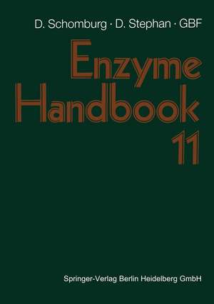 Enzyme Handbook: Volume 11: Class 2.1 - 2.3 Transferases de Dietmar Schomburg