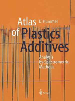 Atlas of Plastics Additives: Analysis by Spectrometric Methods de Dietrich O. Hummel