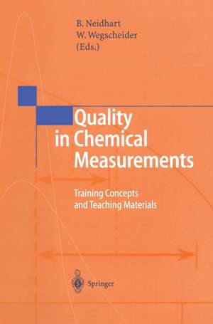 Quality in Chemical Measurements: Training Concepts and Teaching Materials de Bernd Neidhart