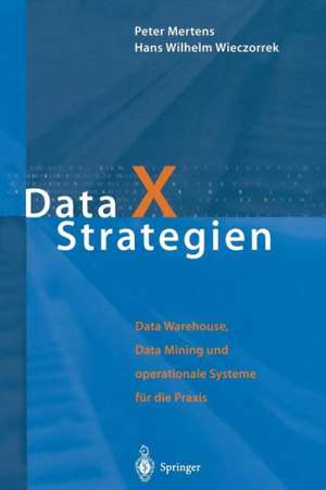 Data X Strategien: Data Warehouse, Data Mining und operationale Systeme für die Praxis de Peter Mertens