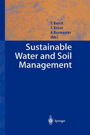 Sustainable Water and Soil Management de Sabine Kunst