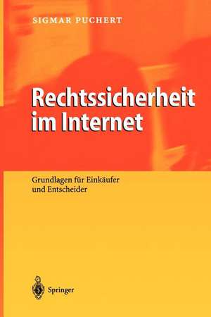 Rechtssicherheit im Internet: Grundlagen für Einkäufer und Entscheider de Sigmar Puchert