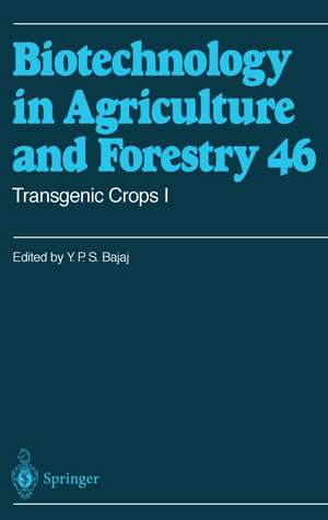 Transgenic Crops I de Y. P. S. Bajaj