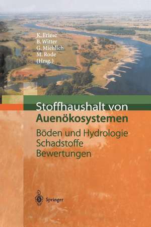 Stoffhaushalt von Auenökosystemen: Böden und Hydrologie, Schadstoffe, Bewertungen de Kurt Friese