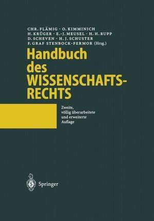 Handbuch des Wissenschaftsrechts de Christian Flämig