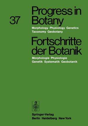 Progress in Botany / Fortschritte der Botanik: Morphology · Physiology · Genetics · Taxonomy · Geobotany / Morphologie · Physiologie · Genetik · Systematik · Geobotanik de Heinz Ellenberg