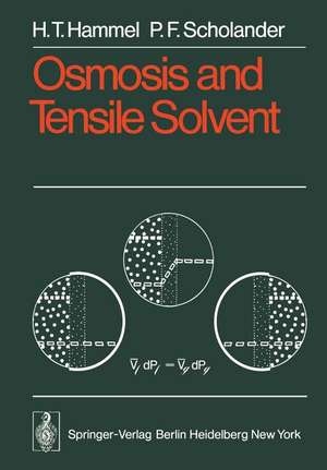 Osmosis and Tensile Solvent de H. T. Hammel