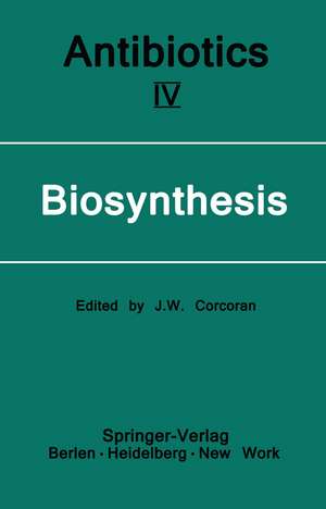 Biosynthesis de John W. Corcoran