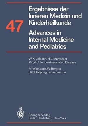 Ergebnisse der Inneren Medizin und Kinderheilkunde / Advances in Internal Medicine and Pediatrics de P. Frick