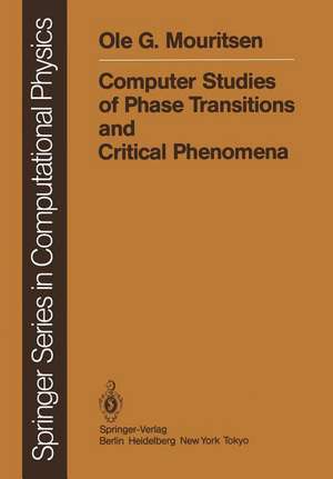 Computer Studies of Phase Transitions and Critical Phenomena de Ole G. University of Southern Denmark