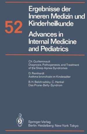 Ergebnisse der Inneren Medizin und Kinderheilkunde / Advances in Internal Medicine and Pediatrics de P. Frick