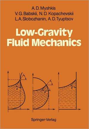 Low-Gravity Fluid Mechanics: Mathematical Theory of Capillary Phenomena de A. D. Myshkis