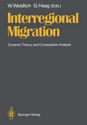 Interregional Migration: Dynamic Theory and Comparative Analysis de A.E. Andersson