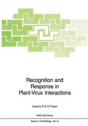 Recognition and Response in Plant-Virus Interactions de Ronald S. S. Fraser